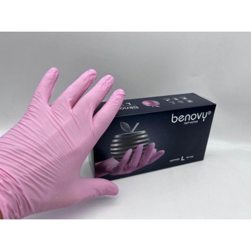 BENOVY MULTICOLOR НИТРИЛ медицинские цветные перчатки в Орле