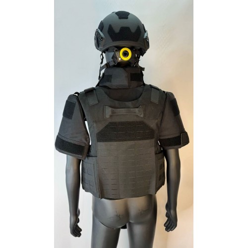 Бронежилет разгрузочный UNIVERSAL ARMOR в Орле (СВМПЭ + бронеплиты Бр5 класса) черный