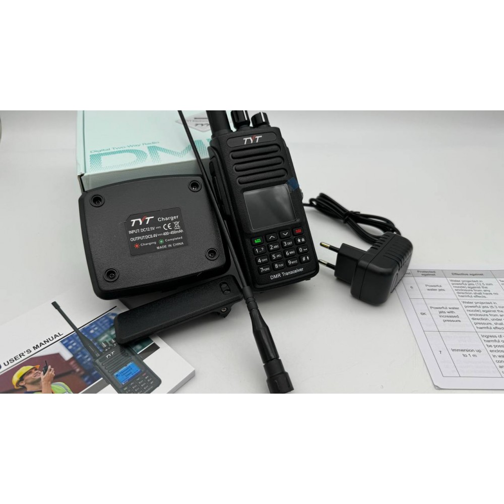 Рация цифровая TYT MD-UV390 DMR AES 256 ip67 в Орле купить в  интернет-магазине - Боевой Резерв