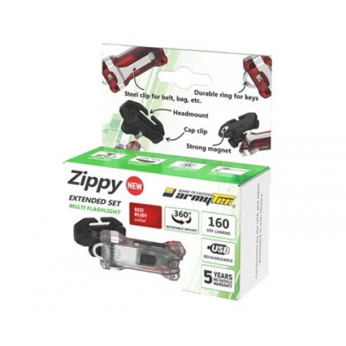 Наключный фонарь Armytek Zippy Extended Set (Red Ruby) в Орле
