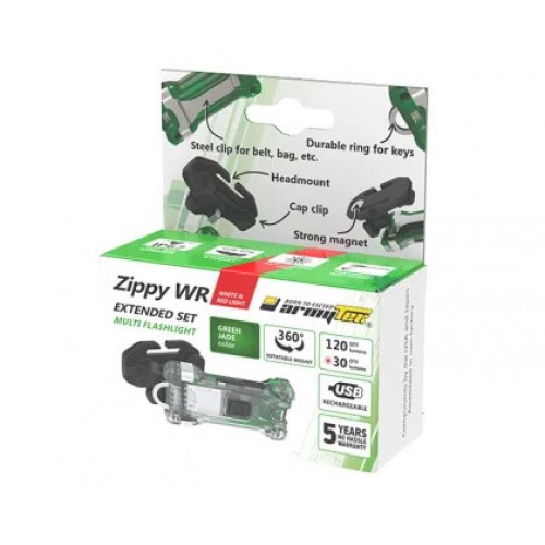 Наключный фонарь Armytek Zippy Extended Set WR (Green Jade) в Орле